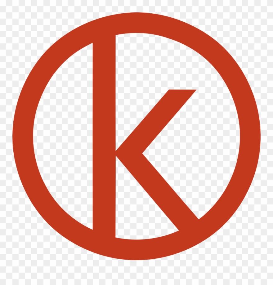 Superman Symbol Template Letter K - Logo K Png Clipart