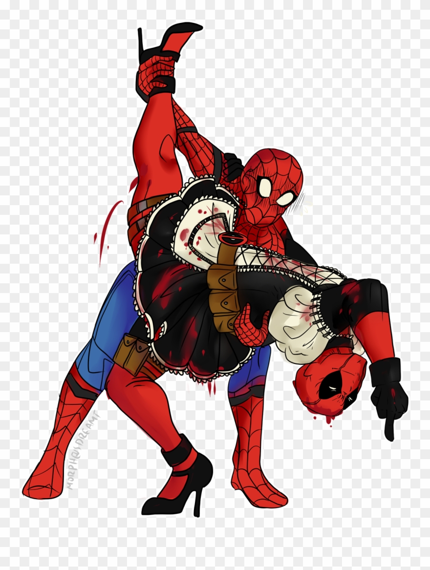 Deadpool Clipart Dc Marvel - Spideypool Transparent - Png Download