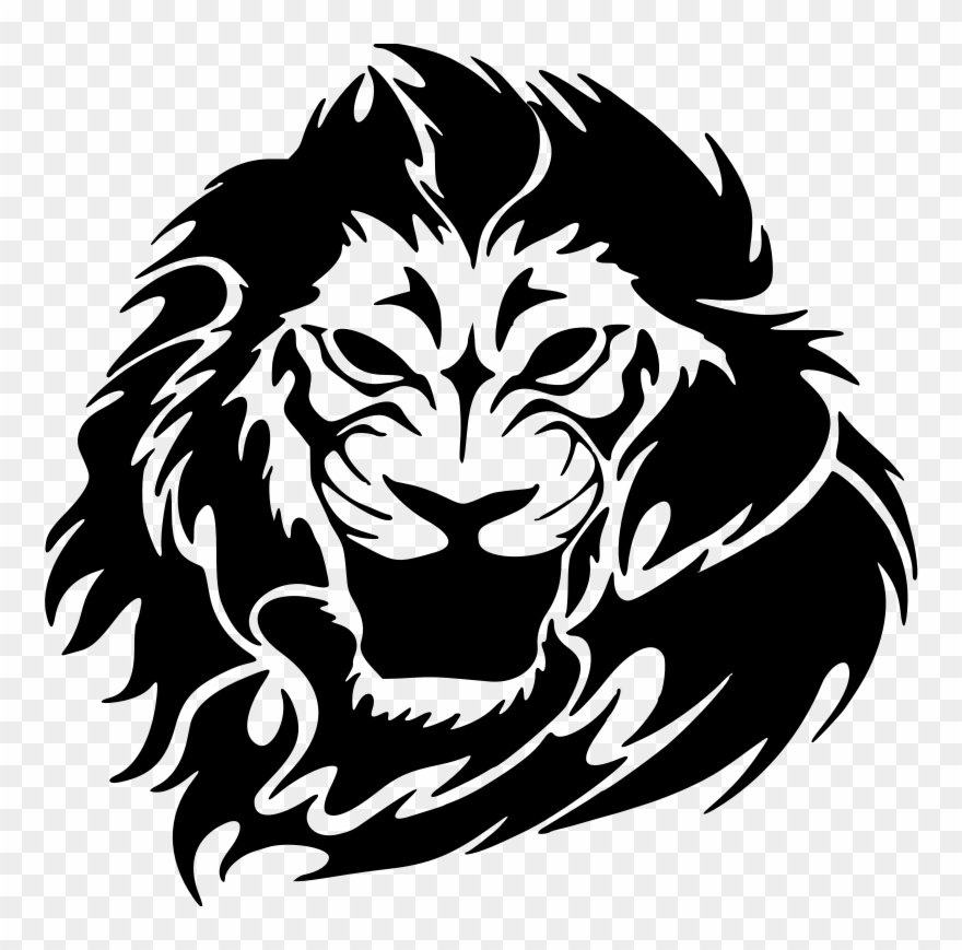 Lion Head Clipart Png - Lion Tattoos Png Transparent Png