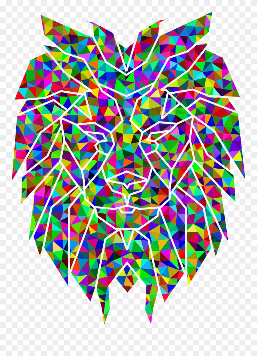Lionhead Rabbit Color Tiger T-shirt - Spreadshirt Langarmshirt Colorful Lion Clipart
