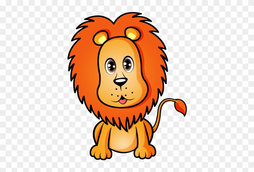 Cartoon Tiger Transprent Png - Lion Clipart