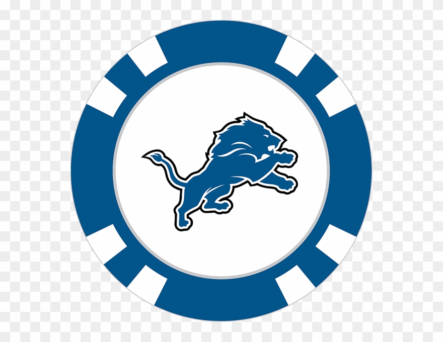 Detroit Lions - Washington Capitals Poker Chip Clipart