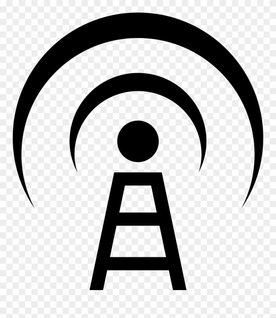 Broadcast Communications Tower Comments - Torre Telecomunicaciones Icono Clipart