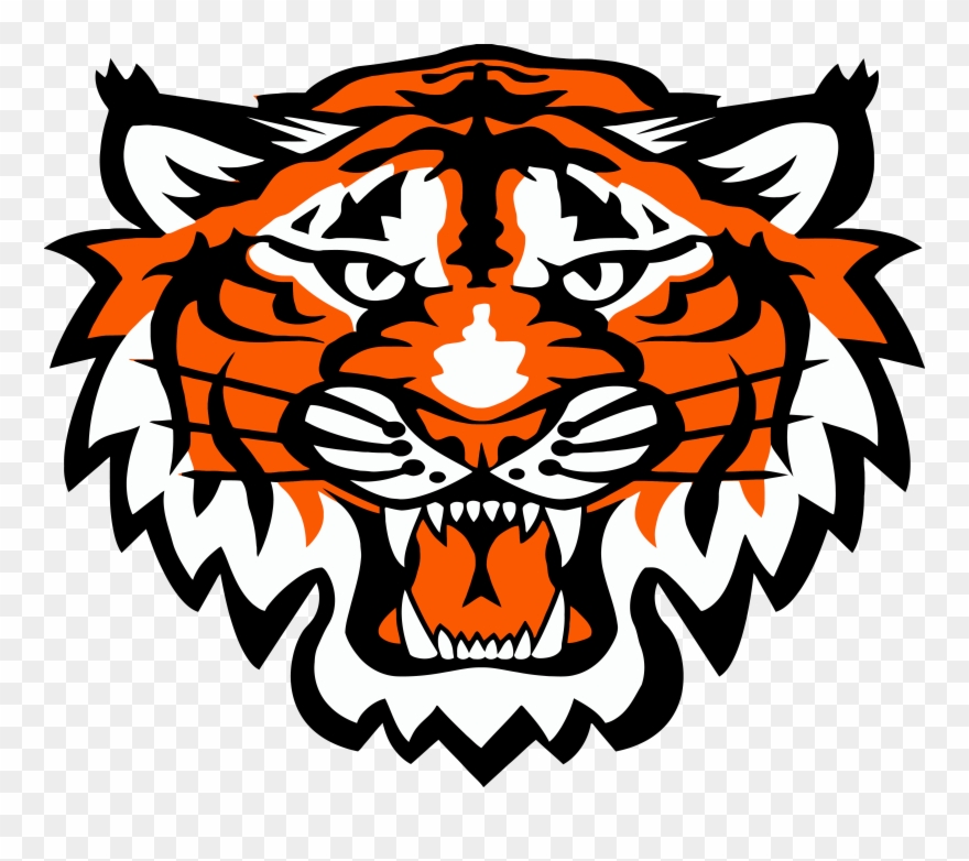 Tiiger Clipart Tiger Face - Tiger Mascot Clip Art - Png Download