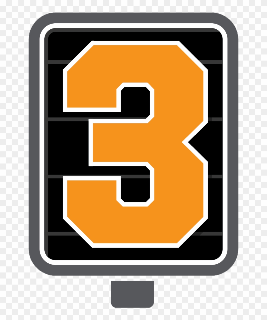 Lion Cub Cam - 3rd Down Sign Clipart