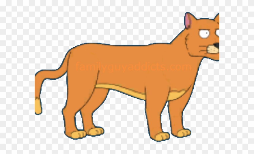 Transparent Mountain Lion Cartoon Clipart
