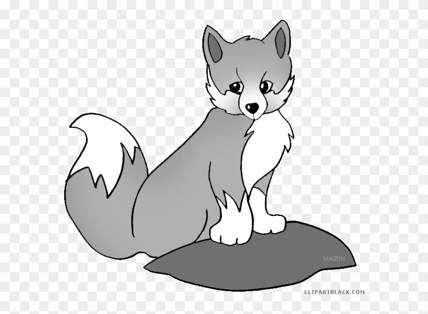 Red Fox Clipart Two Fox - Clipart Fox Gif - Png Download