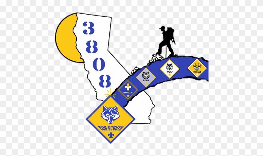 Adventure Is Waiting - Cakeusa Cub Scouts Ranks Boy Scouts Birthday Cake Topper Clipart