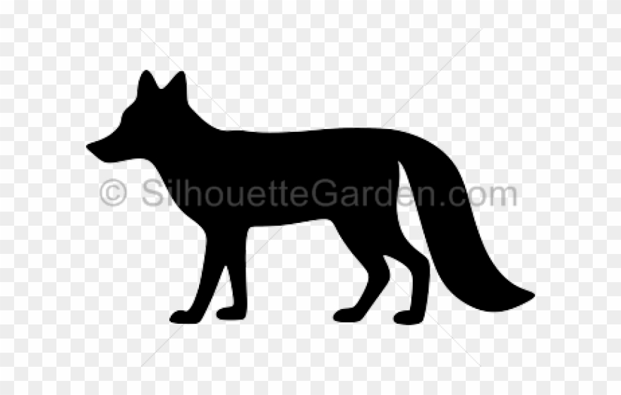 Fox Clipart Silhouette - Copyright - Png Download
