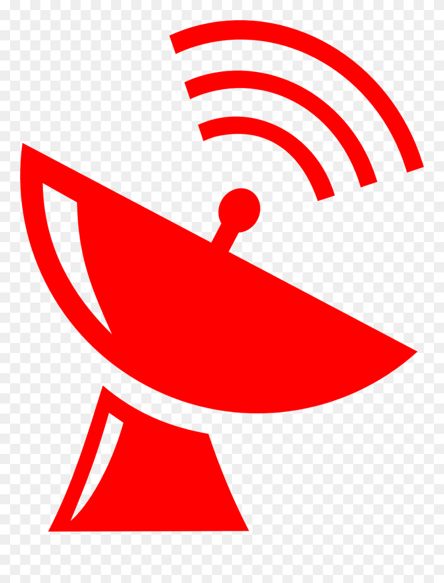 Satellite - Antena De Rádio Png Clipart