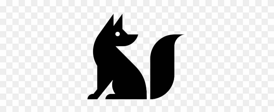 Black Fox Logo - Fox Logo Black And White Clipart