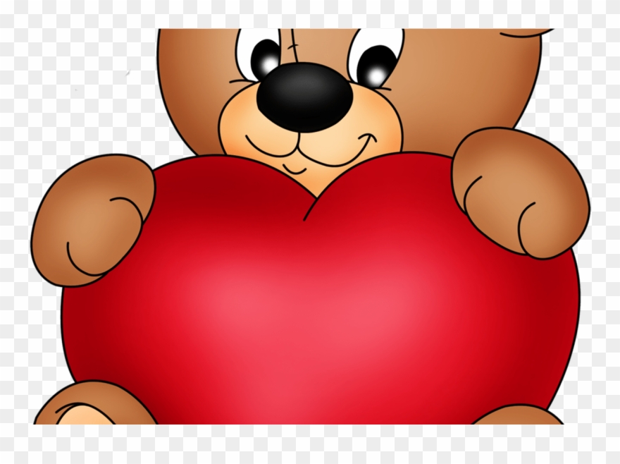 Brown Teddy With Red Heart Png Clipart Gallery Yopriceville - Teddy Bear With Heart Png Transparent Png