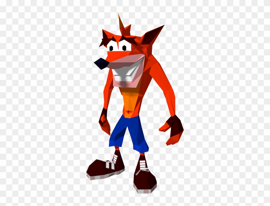 Crash Bandicoot Clipart - Tinkercad Crash Bandicoot - Png Download