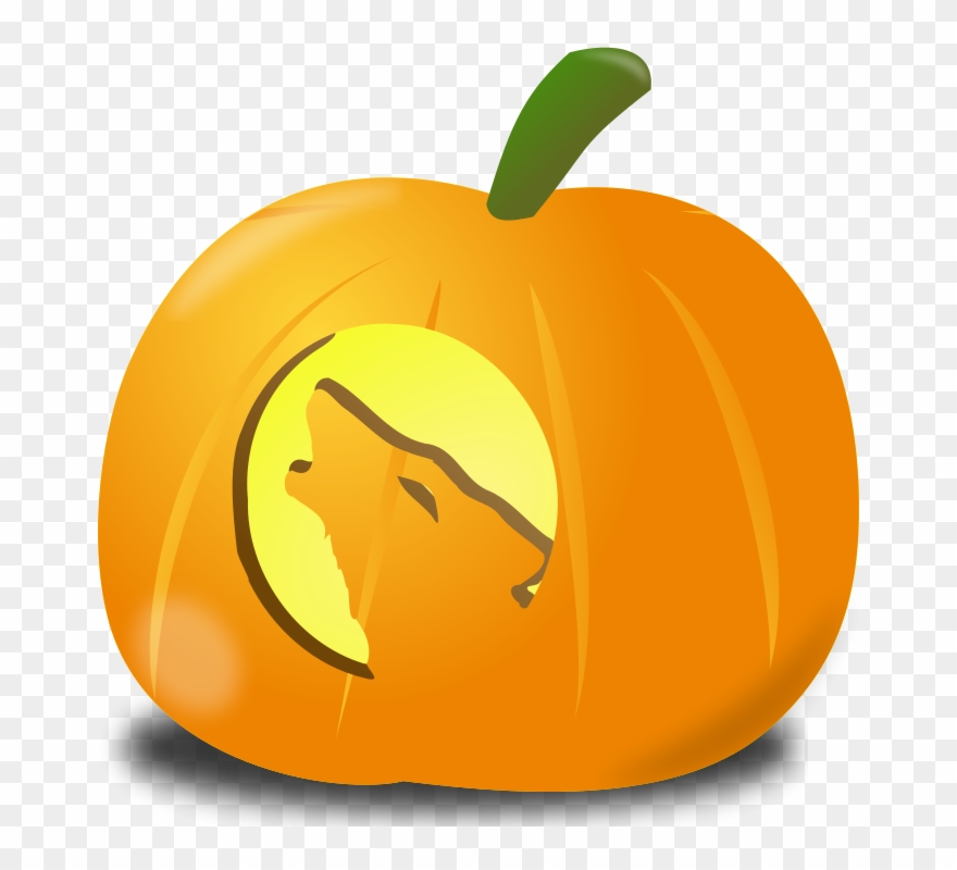 Free Wolf Pumpkin - Pumpkin Clipart