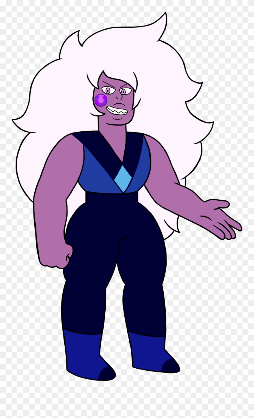 Elves Clipart Cheeky - Steven Universe The Famethyst - Png Download