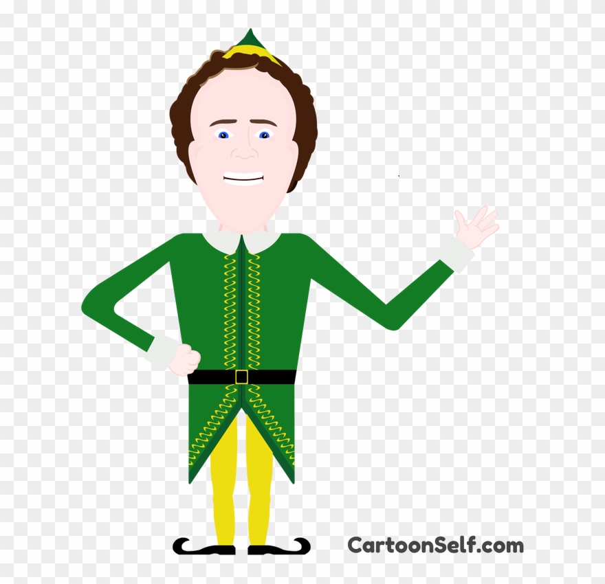 Buddy The Elf Png - Will Ferrell Transparent Elf Clipart