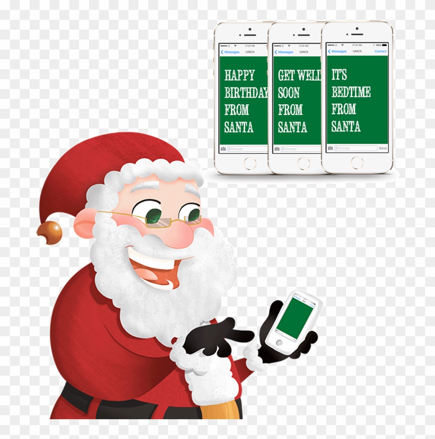 Personalised Postcards From Santa Claus - Postcard Clipart