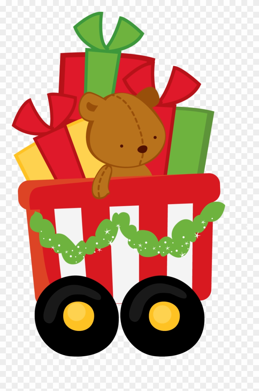 Craft - Christmas Train Clipart - Png Download