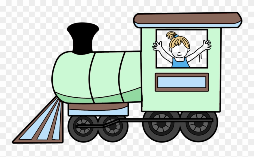 Personalized Christmas Ornament Girl - 3rd Train Birthday Party Clipart