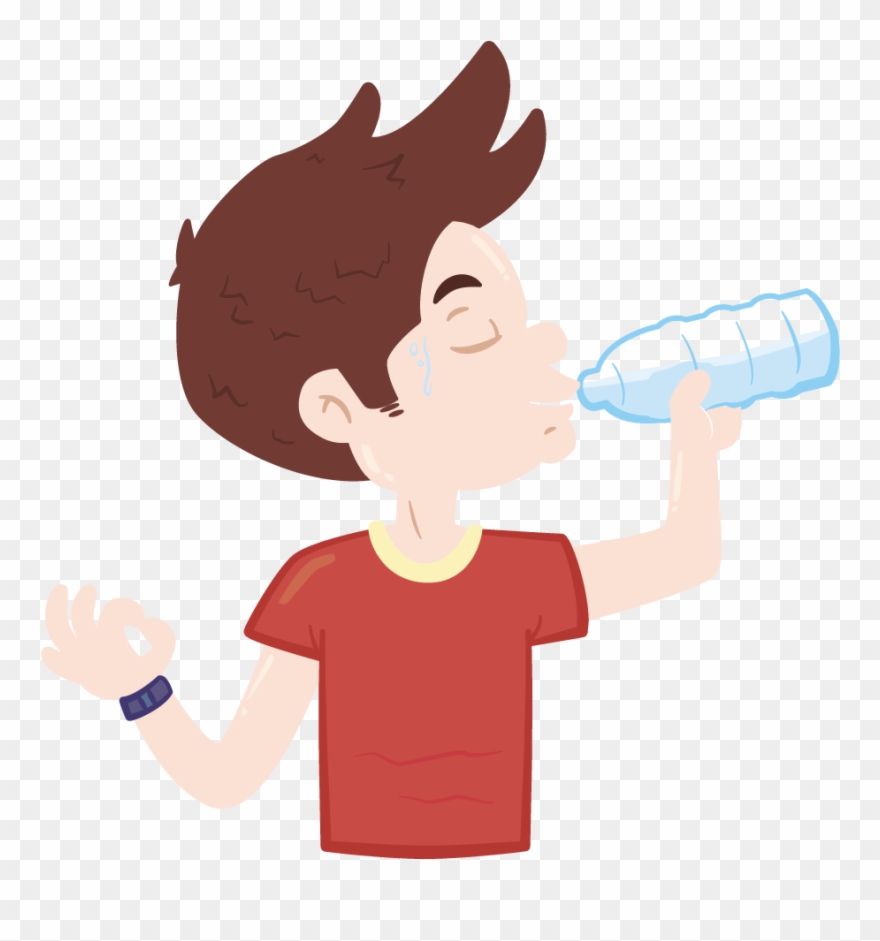 Drinking Water Health Water Ionizer - Cartoon Drinking Water Png Clipart