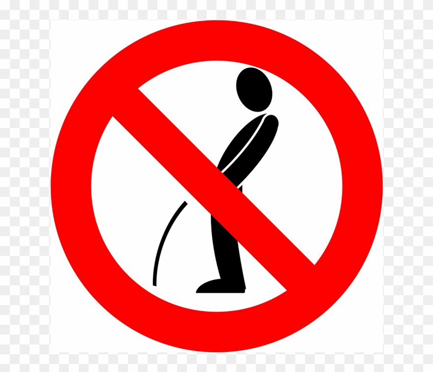 No Urinating In A Public Place Clipart