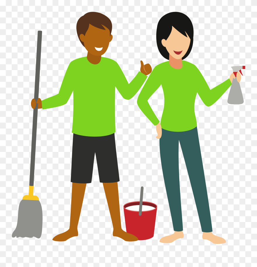 Royalty Free Stock Clean Your Room Clipart - Keep Our Place Clean - Png Download