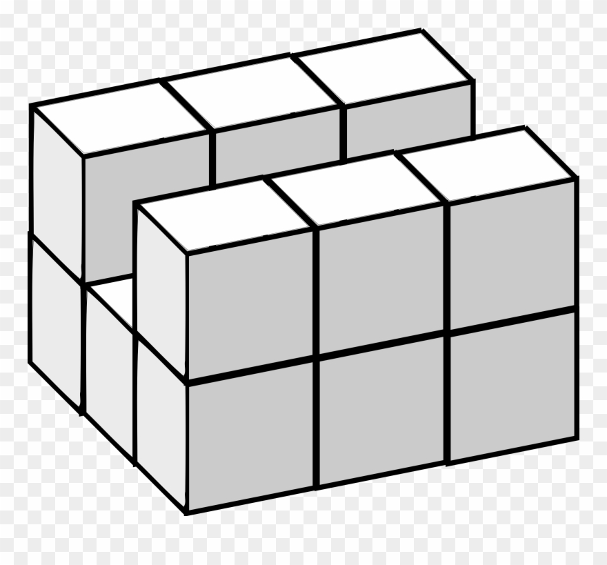 Three Dimensional Space Cube Geometry Five Dimensional - Tetris Block Transparent 3d Clipart