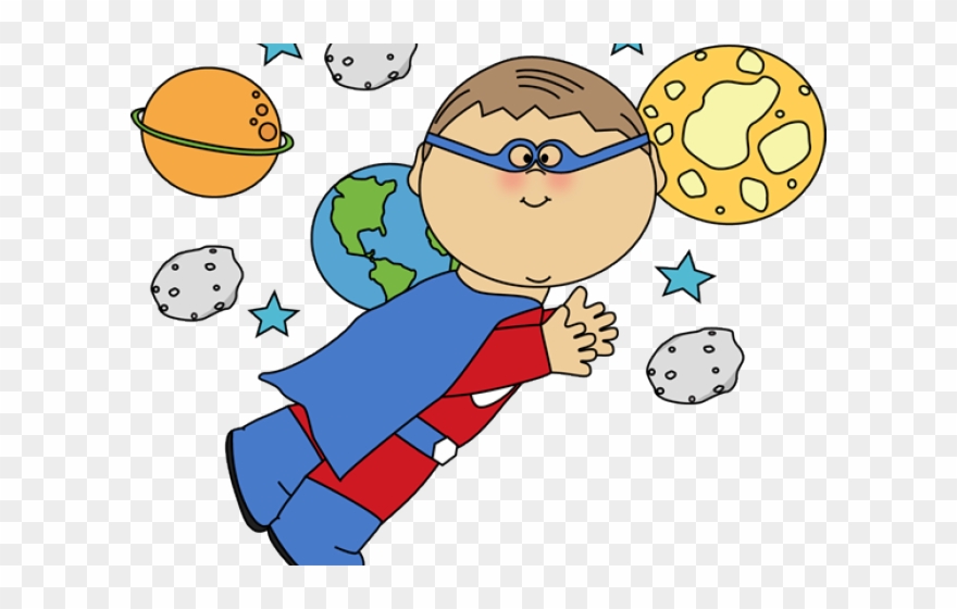 Space Clipart Superhero - Super Numbers - Png Download