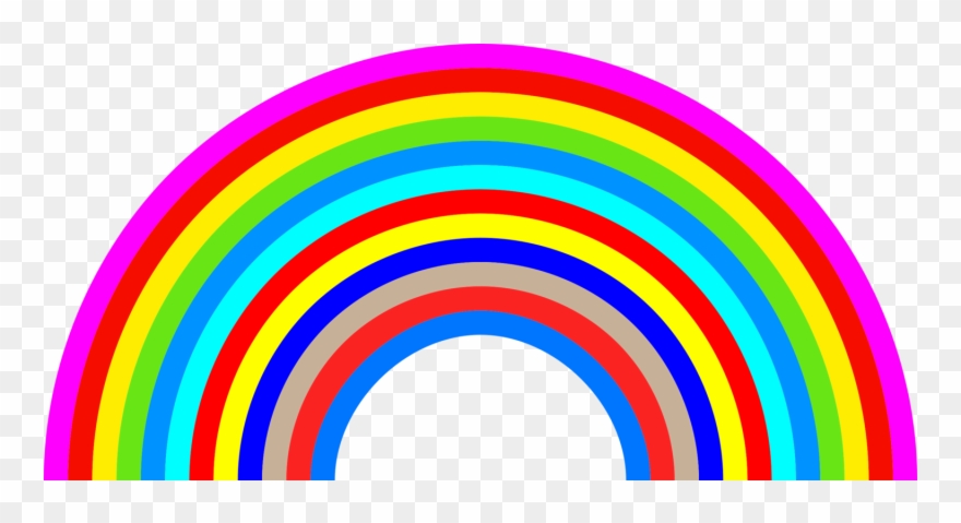 Rainbow Drop Color - Transparent Background Rainbow Clipart - Png Download