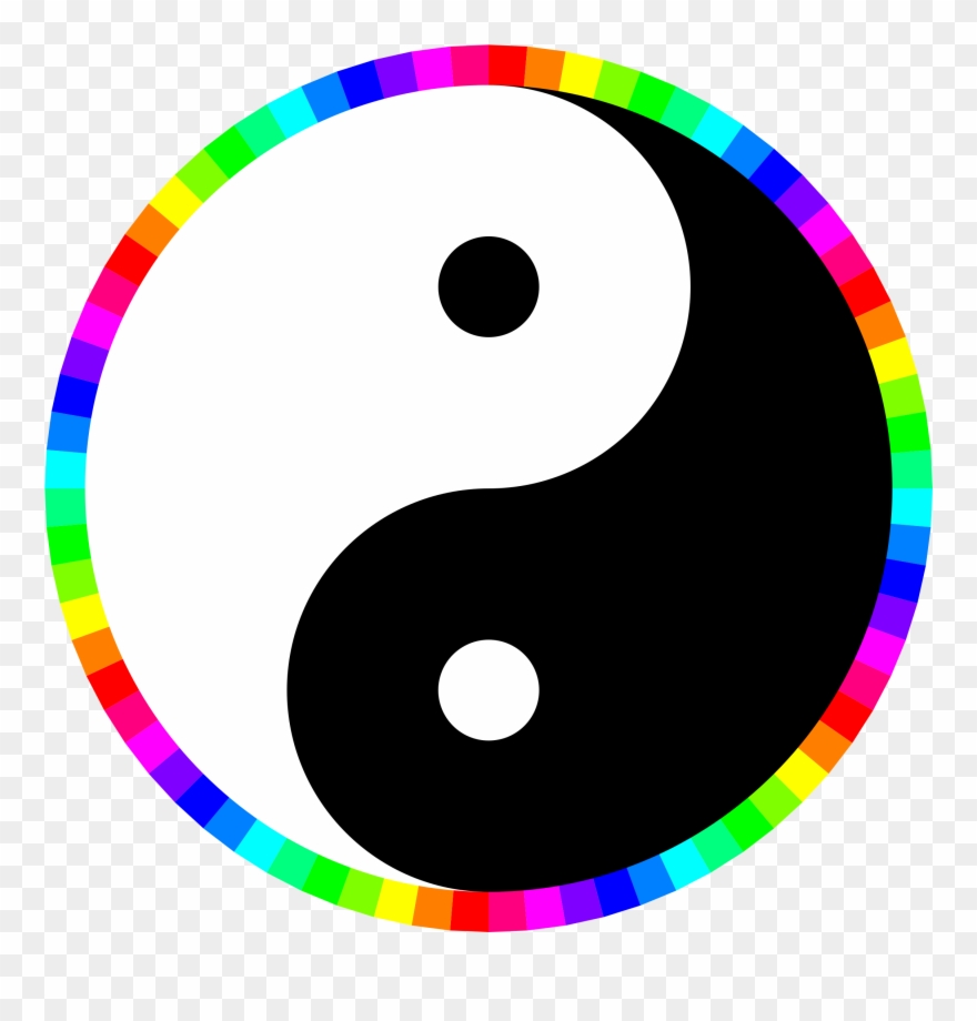 Big Image - Yin Yang Color Wheel Clipart