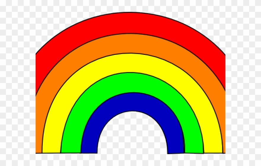 Rainbow Clipart - Color - Png Download