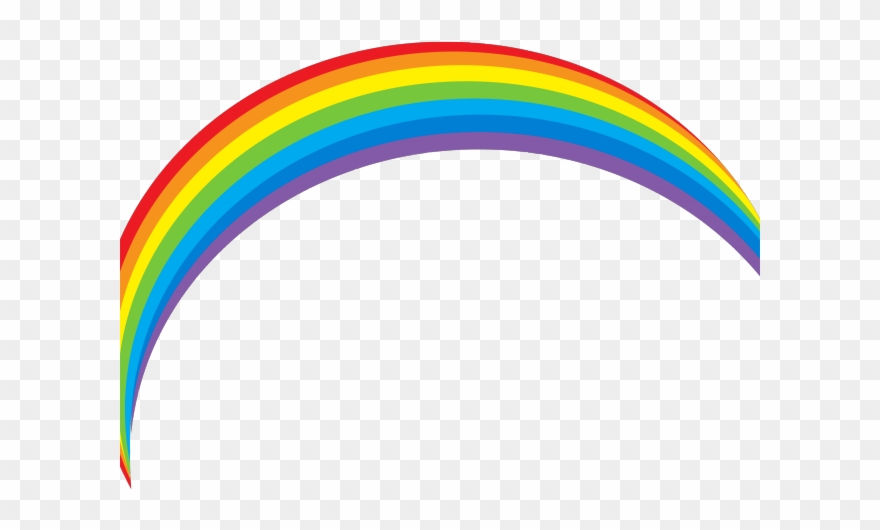 Black And White Rainbow Clipart - Clip Art - Png Download