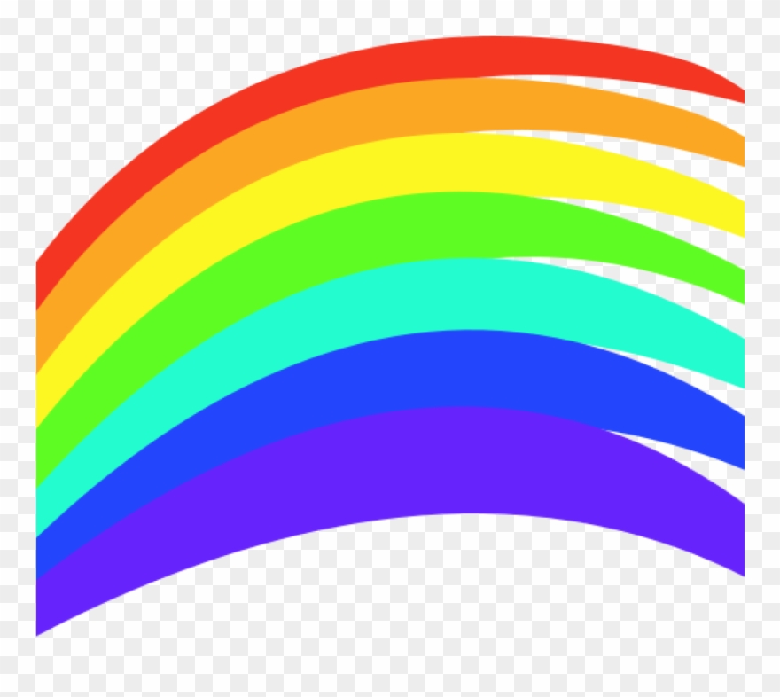Rainbow Clipart Free Free Rainbow Clipart Animated - Clip Art - Png Download