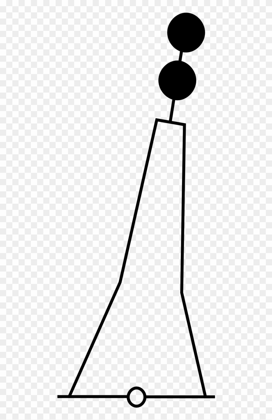 Black Red Vector - Buoy Clipart