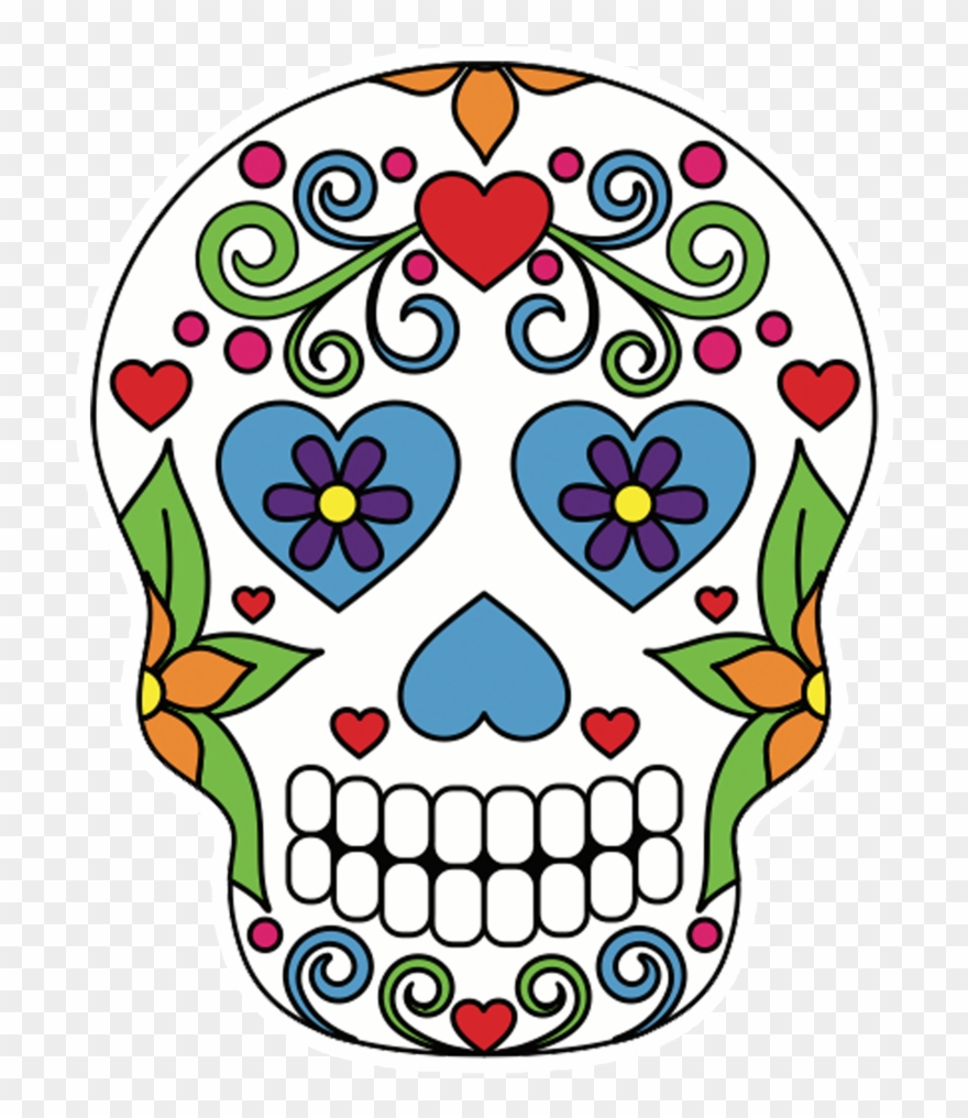 Sugar Skulls - Day Of The Dead Sugar Skull Shirt Great Costume Party Clipart