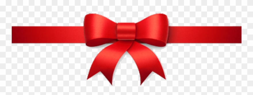 Banner Black And White Ribbon Christmas Art Line - Christmas Ribbon Line Clipart - Png Download