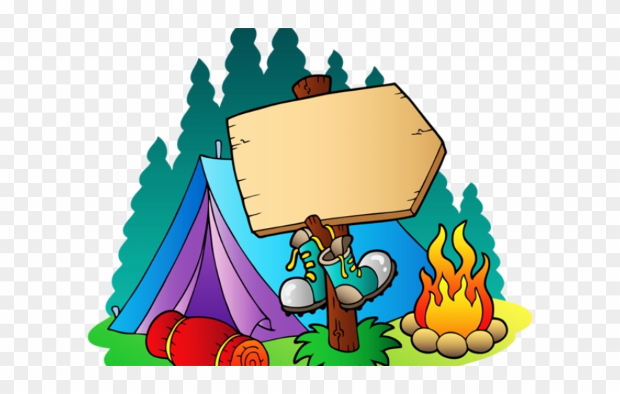 Campsite Clipart Yard Sign - Summer Camp - Png Download