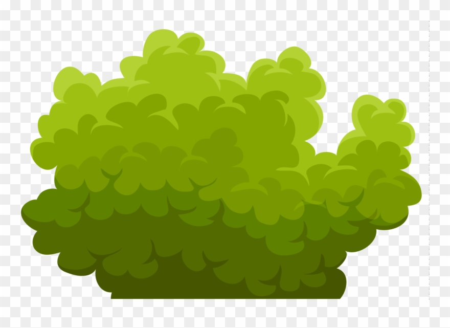 Green Bush Cliparts - Bush Png Clip Art Transparent Png (#449257) - PinClipart