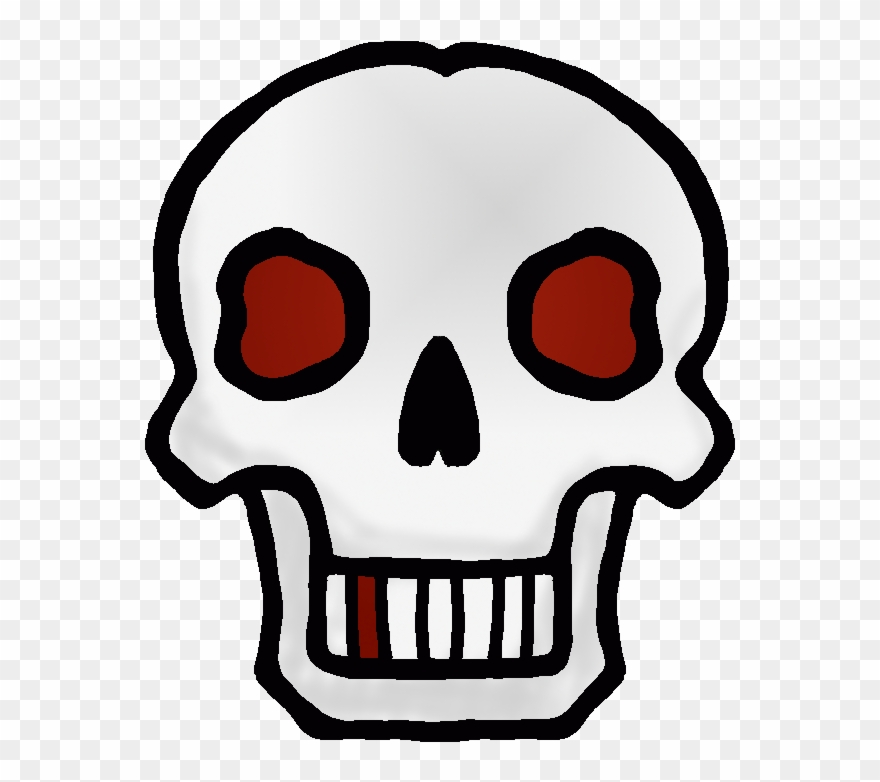 Clip Arts Related To - Skull Art Cartoon Transparent - Png Download