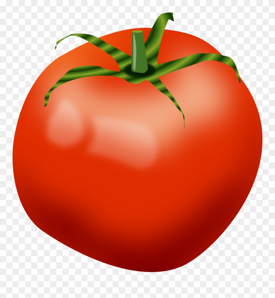 Cartoon Tomato Transparent Background Clipart
