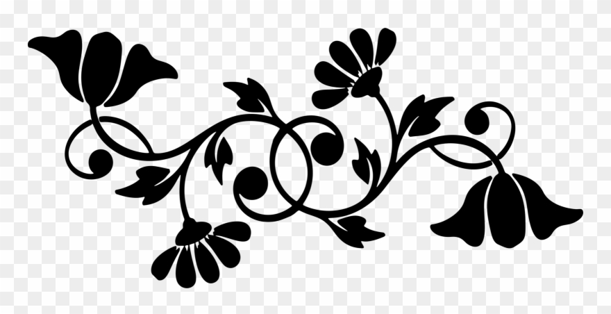 All Photo Png Clipart - Flower Png Floral Silhouette Transparent Png