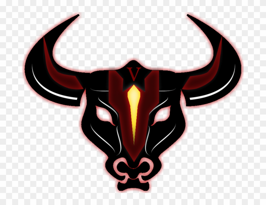 Free Download Bull Head Vector Clipart Bull Ox - Black Bull Tattoo Designs - Png Download