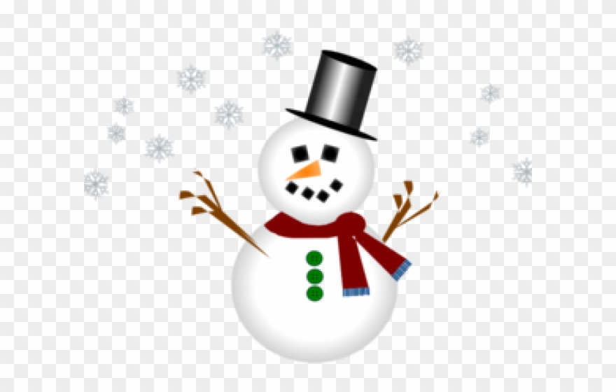 Nose Clipart Carrot - Snowman With Transparent Background - Png Download