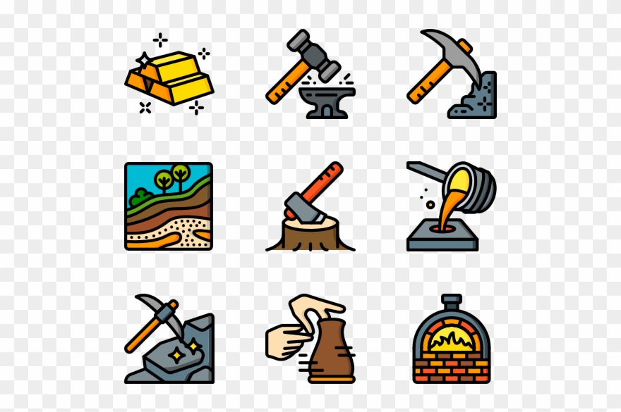 Mining And Crafting Clipart