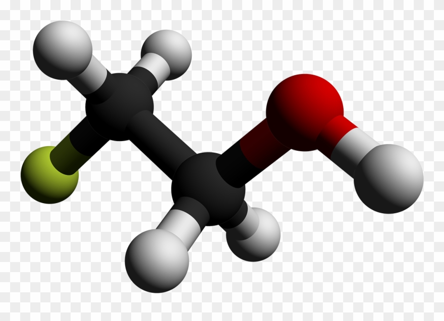 2 Fluoroethanol 3d Balls By Ahrls 2012 - Toss A Bocce Ball Clipart