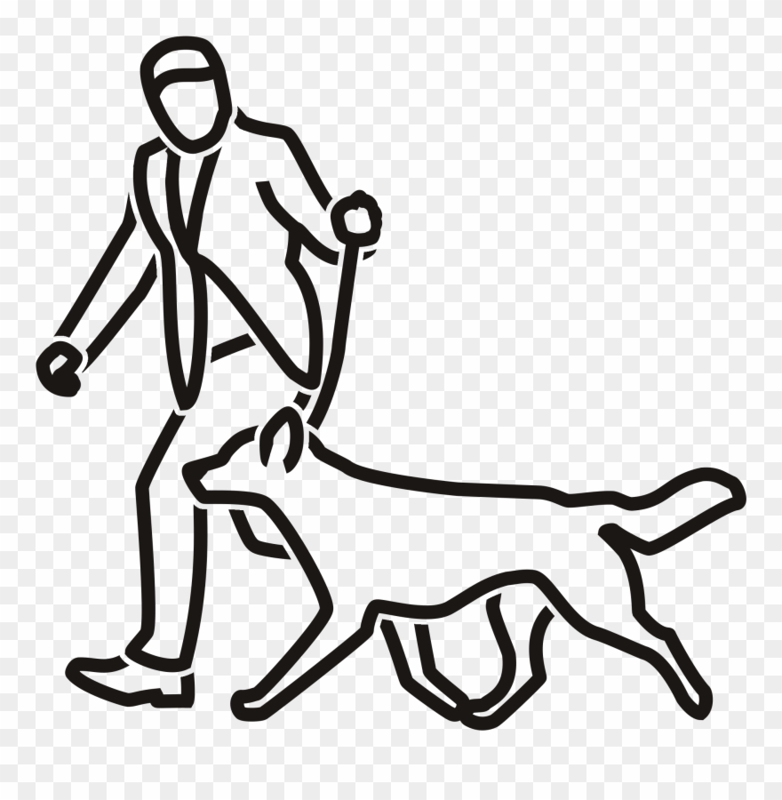 Handling Training Day - Line Art Clipart