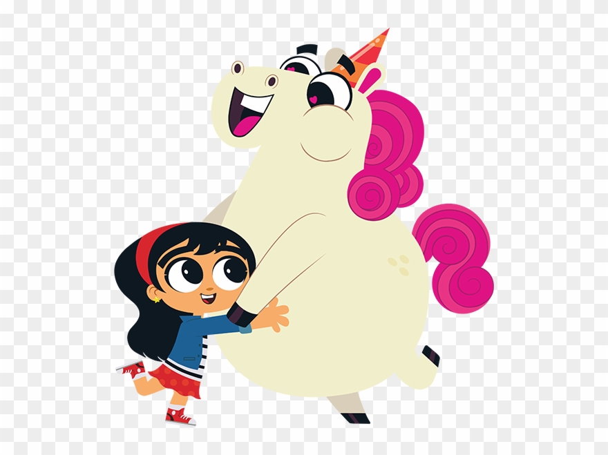 Go Away Unicorn Alice Clipart