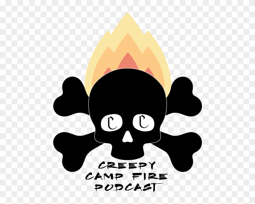 Creepy Campfire Podcast - Skull Clipart