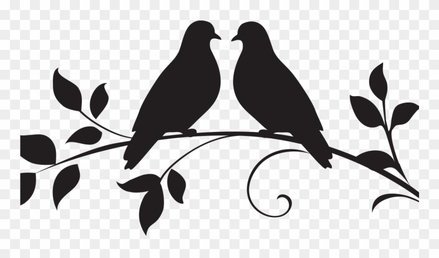 Love Birds Transparent Background Clipart
