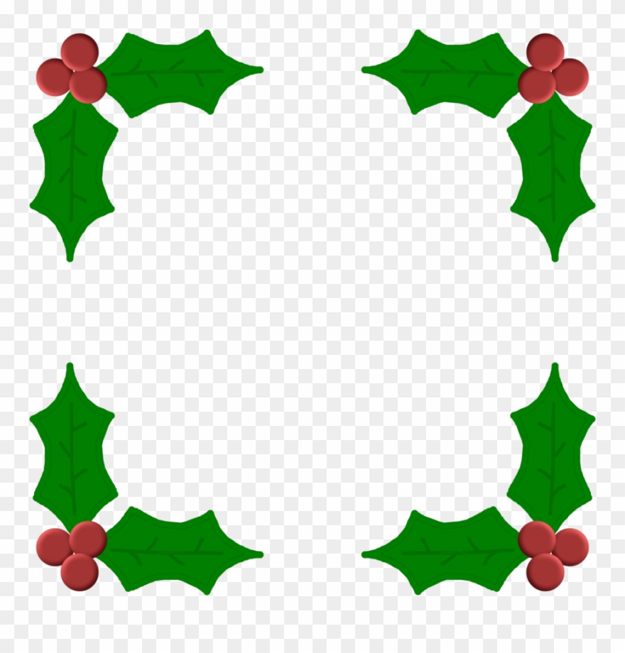 19 Holly Border Jpg Transpa Library Huge Freebie For - Vector Graphics Clipart